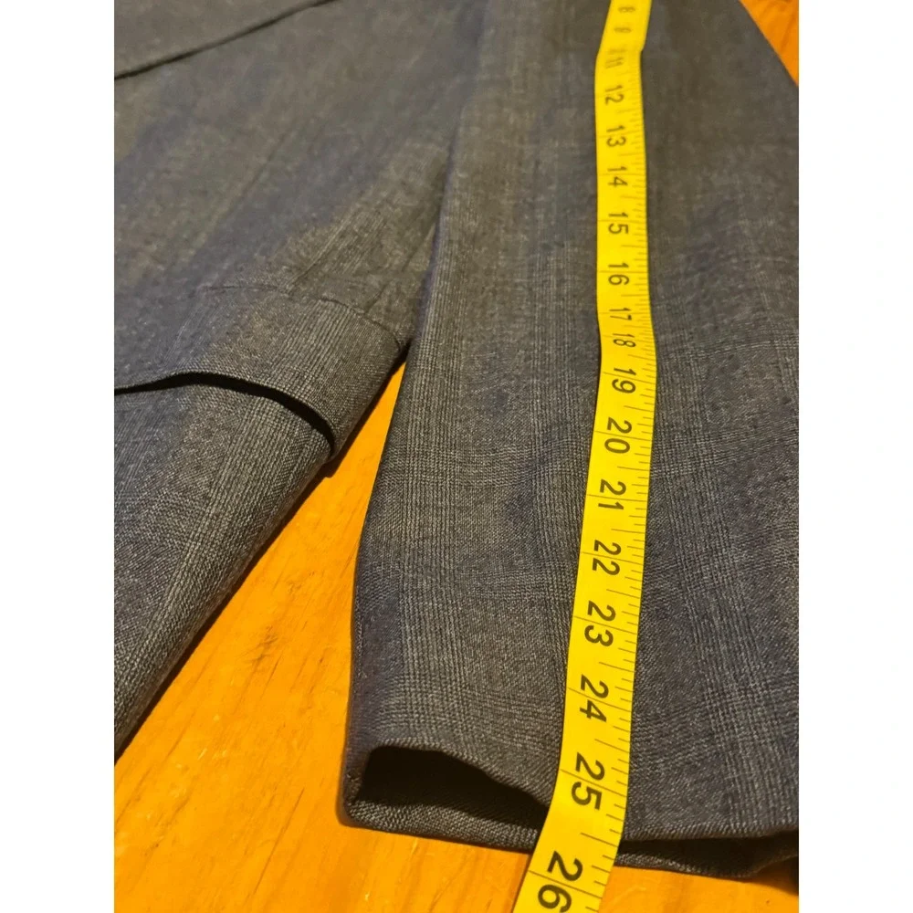 BROOKS‎ BROTHERS Mens gray Wool Blazer Sport Coat Textured Suiting  Size 42 36
